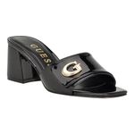 GUESS Women's Gallai Heeled Sandal, Black 002, 5 UK