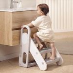 Mloong Kids Step Stool Foldable for