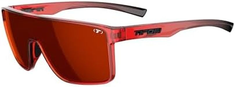 Tifosi Sanctum Sunglasses, Ideal For Cycling, Golf, Hiking, Running, Tennis & Pickleball, Lifestyle, Red