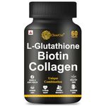 ClearCut L-Glutathione Biotin Collagen capsule skin brightening | Safe & Original | 60 capsules