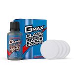 DETAILMAX GMAX v2 Glass & Windshield Ceramic Coating (15ml Kit) - Super Hydrophobic Glass Coating for Car - Rain Water Repellent Glass Protection all Glass Surfaces with Sio2 Based Nano Particles