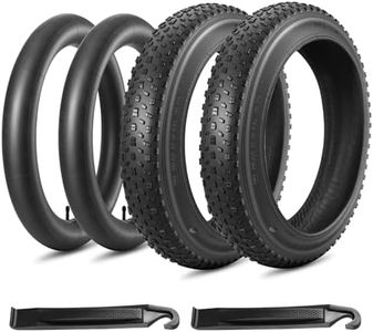 YINCL 20x4.0 Fat Tire, 20 x 4 Fat Tyre for Fat Tire Electric Bike, Bicycle Tire Replacement with Offroad or Trail Riding