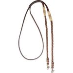 Cashel Braided Adjustable Roping Rein, Brown