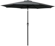 Instahut Outdoor Umbrella 2.7m Blac