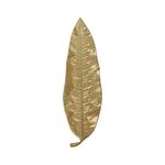 DeKulture 10.5” Gold Leaf Decorative Tray - Elegant Centerpiece for Weddings, Holidays & Home Decor