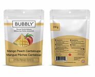 Bubbly Shisha Flavors – 250 g Herbal Hookah Flavors – Fresh and Long-Lasting Shisha Hookah Flavors – No-Tobacco Shisha Molasses – Ideal for Home, Bar, Pub (Mango Peach Cantaloupe)