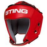 Sting AIBA Competition MMA/Boxing Headguard – Red, M