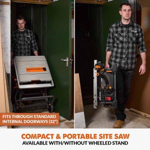 Evolution Table Saw – 255mm Blade, Powerful Cutting Tool