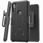 Encased DuraClip for Moto G Pure Belt Clip Case, Slim Phone Case with Holster (Black)