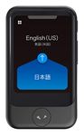 Pocketalk Model S Real Time Two-Way 82 Language Voice Translator with 2 Year Built-in Data and Text-to-Translate Camera & HIPAA Compliant/Black