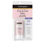 Neutrogena Pure & Free Baby Mineral Sunscreen Stick with Broad Spectrum SPF 50 & Zinc Oxide, Water-Resistant, Hypoallergenic, Paraben-, Dye- & PABA-Free Baby Face & Body Sunscreen, 0.47 oz" )