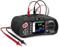 CEM T.ax Included DT-6650 Multifunction Installation Tester with 3.5" TFT Color LCD Display,Voltage,Insulation Resistance,Earth Resistance,Loop impedance,Loop impedance,RCD,PFG, PSC Support 400V TN
