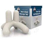 Massage Tool - Best Stress Relief & Support for Healthy Sleep Cylces - Use for Neck & Back Pain Hand Held Body Stress Relief - 3 Sizes to Fit All - Comes With Manual & Access to How-To Online Videos