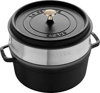 STAUB Cocotte, Cast Iron, Schwarz, 26 cm