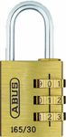 Abus 165/30 Combi Padlock - Brass