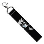 ISEE 360® Naruto Hero Lanyard Tag with Swivel Lobster for Gift Luggage Bags Backpack Laptop Bags L X H 5 X 0.8 INCH