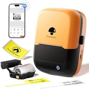 Phomemo E50PRO Industrial Label Maker, 2" Bluetooth Portable Label Printer, Compatible Whith Mobile APP & PC Editor, Rechargeable 2600mAh, Wire and Cable Labeling Machine