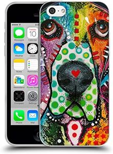 Official Dean Russo Hound Dogs Soft Gel Case Compatible for Apple iPhone 5c