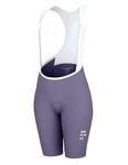 INBIKE Padded Cycling Shorts Women Bib Clothing Bike Ladies Padded Gel 3D Quick Dry Summer UV Protection High Waisted Anti-Slip MTB Road Mountain Bicycle Outdoor Violet S