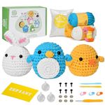 Zepiany Crochet Kit for Beginners, Crochet Animal Kit, Beginner Crochet Kit - Gift for Birthdays, Crochet Kits for Adults with Step-by-Step Video Tutorials