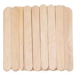 KIRA Large Wide Wax Sticks for women, Wood Wax Spatula Applicator, Body Hair Removal Craft Sticks Applicator Spatula (Pack of 100)