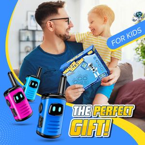 EUTOYZ Kids Walkie Talkies 3-Pack – Long Range Two-Way Radios