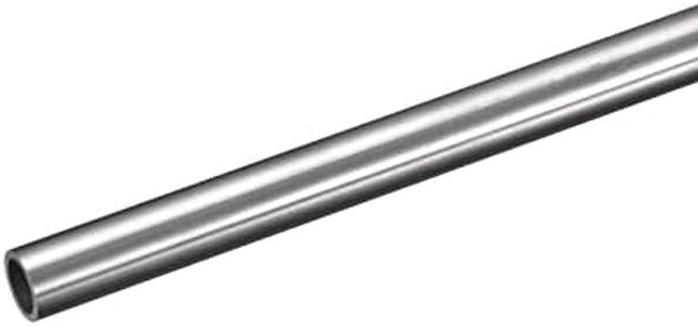 uxcell 304 Stainless Steel Tube, OD 12mm x 1.5mm Wall Thick 300mm Length Metal Tubing for Industry Machinery