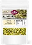 Rulop Pumpkin seeds 1kg, Gluten Free and Vegan Approved Raw Pumpkin Seed Kernels with Protein, Fibre and Minerals