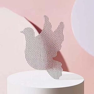 Wire Mesh Sheet 10Pcs Window Screen Patches Mesh Repair Patch Self Adhesive Window Screens Repair Stickers Door and Kit Mesh Holes Cracks Patch Screen Window Patch Mosquito Net Repair Kit Tape (Dove)