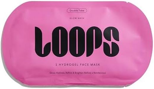 LOOPS DOUBLE TAKE - Glow Hydrogel Face Mask - Calms and Soothes Skin’s Surface - Helps Refine Pores and Brighten for a Flawless Face - Leaves You Glowing and Luminous - For All Skin Types - 1 Pc