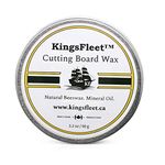 KingsFleet - Cutting Board Wax | 3.2oz | Conditioner - Canadian Made - Food Safe - Simple and Effective Ingredients