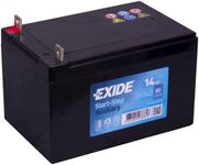 Exide Batteries EK143 AGM Car Starter Battery - Black