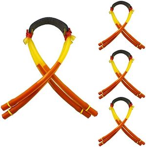 Piaoyu Slingshot Rubber Bands Replacement Tubular Heavy Duty Rubber Bands Thick Rubber Bands Rubber Tube for Slingshot Rifle and Professional Mechanical Outdoor Hunting Slingshot Gun (4pcs, 3060)