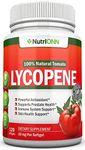 Lycopene - 10MG - 120 Softgels - Premium Quality Antioxidant - 100% Natural Tomato - Great for Prostate Health, Immune System Support, Heart Health and Eyesight Support