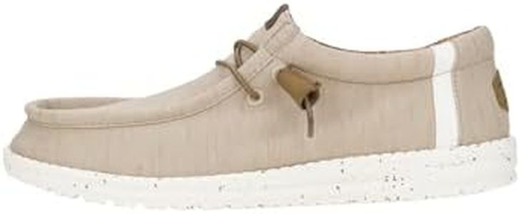 HEYDUDE Men's Wally Stretch Fleece Quarry Size 13, Men’s Shoes, Men's Slip-on Loafers, Comfortable & Light-Weight