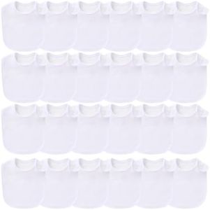 Benoxine Baby Bibs Soft and Absorbent Organic Cotton Bandana Drool Bibs Set for Boys Girls Newborn 0-36 Months,24-Pack