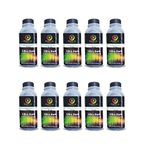 Print Star Ultra Dark Toner Powder for Use in Hp 88A. 78A, 36A, 83A, 35A, 85A Canon 925,328,326,337 Toner Cartrodge Pack of 10 (80GM)