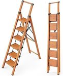 WOA WOA 6 Step Ladder, Folding Ladd