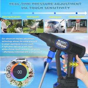 Cordless Pressure Washer 6-in-1 – Portable, Blue