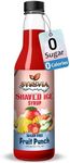 Syruvia Sugar-Free Snow Cone Syrup 12.7oz - Fruit Punch- 0 Calorie Syrup For Shaved Ice, Snow Cones, Slushies, Italian Soda, Popsicles. Keto Friendly, Kosher, Dairy Free