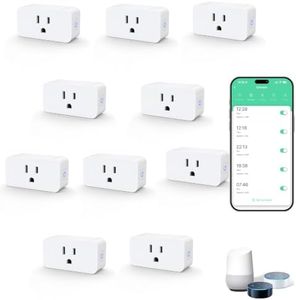 NineLeaf Smart Plug Energy Monitoring, WiFi Slim Plugs Compatible with Alexa and