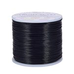 BENECREAT 20 Gauge (0.8mm) Aluminum Wire 770FT (235m) Anodized Jewelry Craft Making Beading Floral Colored Aluminum Craft Wire - Black