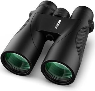 12x50 Bird Watching Binoculars for Adults - HD High Powered Binoculars with Clear Vision - Easy Focus Binoculars with Long Range for Hunting Hiking Travel Cruise Trip Concert Stargazing