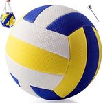 Spolife Soft Touch Volleyball Official Size 5 Indoor Outdoor Beach Gym Game ball Synthetic Leather with Needle Adapter and Mesh Bag