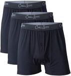 Chill Boys Soft Viscose from Bamboo Boxers for Men - Cool Breathable Comfortable Men's Underwear - 3 Pack Boxer Shorts