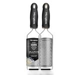 Microplane Kitchen Grater Coarse for Cheese, Carrot, Ginger, Coconut, Nuts and Horseradish with Stainless Steel Blade - Made in USA