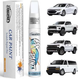 FIXEZPRO Summit/Olympic/Interstellar White(GAZ/WA8624/50U/50) Touch Up Paint for Chevrolet, Car Paint Scratch Repair Remover Pen Color Exact Match, Easy Fix Chips and Nicks Scuff