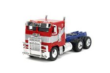 Transformers Rise of The Beast 1:32 Optimus Prime w/Robot On Chassis Die-Cast Car, Toys for Kids and Adults