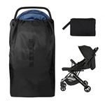 Lishang Travel Stroller Bag for Airplane Pram Cover Buggy Travel Bag Waterproof Gate Check Bag Pushchair Cover Storage Bag for Baby Child Kids Infant Strollers Large Portable