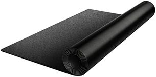 Peloton Bike Mat | 91 cm x 182 cm with 4 mm Thickness, Compatible with Peloton Bike or Bike+, Black